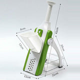 Kitchen Manual Vegetable Slicer Food Chopper, Mandoline Slicer, Vegetable Slicer, Food Chopper, Quick Dicer Fruit French Fry Julienne