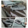 Microfiber Car Wash Brush & Duster – Telescopic Handle for Exterior and Interior