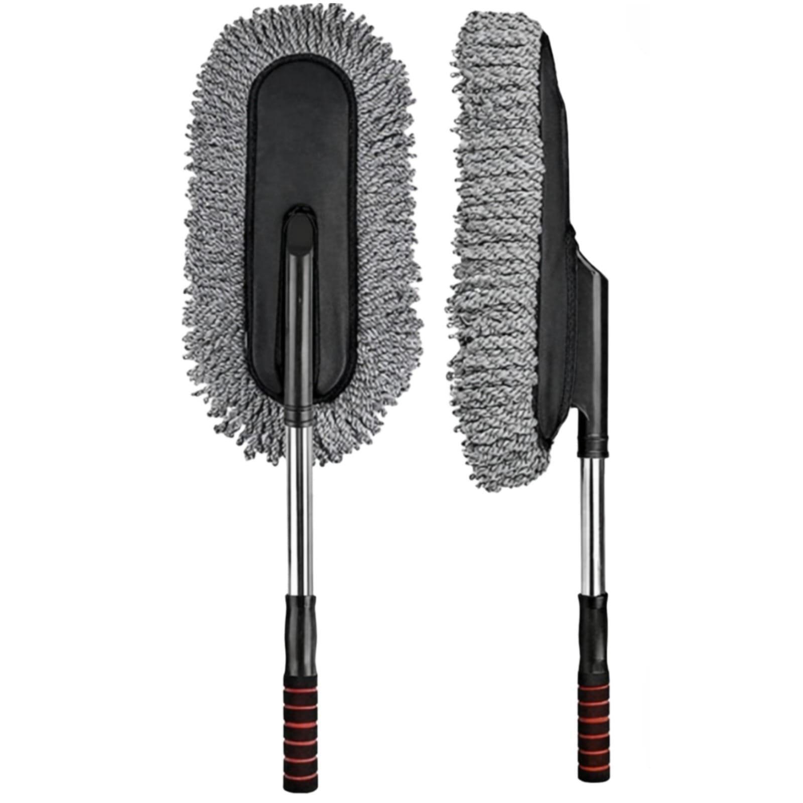 Car Wash Cleaning Brush Duster Dust Wax Mop Microfiber Telescoping Tool For Vehicle Exterior And Interior Cleaning