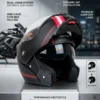 Vector Flip-Up Helmet with Dual Visor – Motorbike Helmet