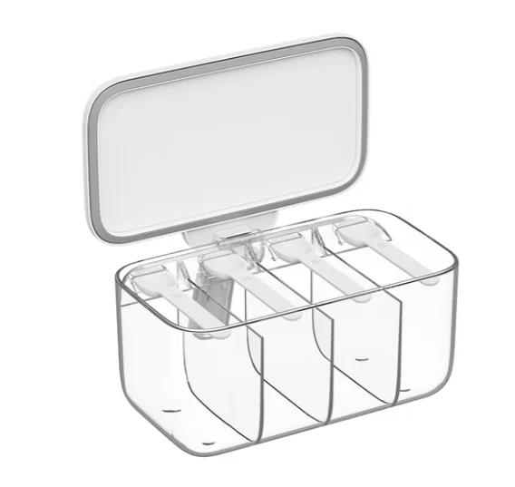 4-in-1 Seasoning Storage Box with Spoons – photo 3
