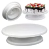 Cake Turntable Decorating Stand – 28cm Rotating Cake Stand