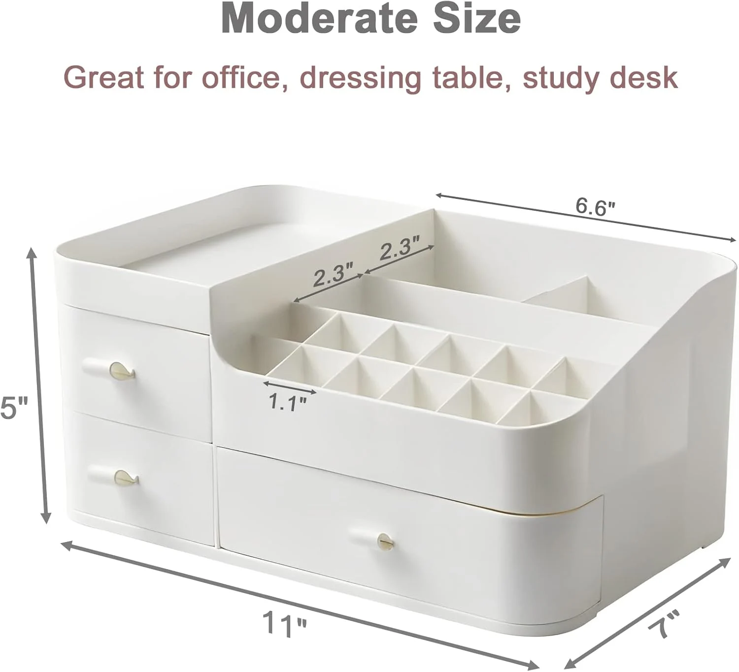 Stackable Cosmetic Organizer Shelf Drawer - photo 5