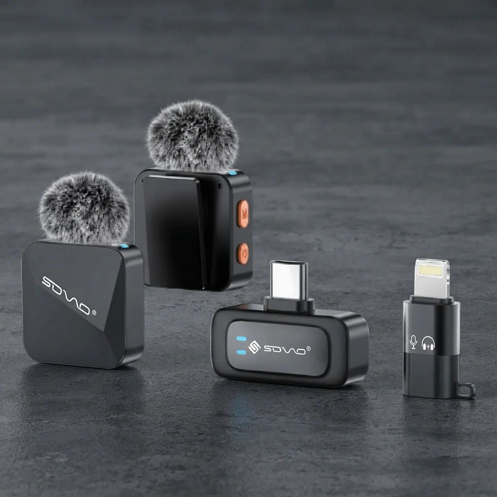 SOVO ZIVO SWM-556 Dual Wireless Microphone – 2 Mic Recording System - photo 4