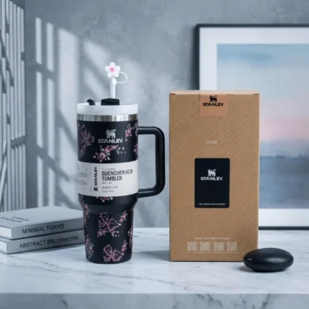 Stanley 40oz (1200ml) Stainless Steel Tumbler - Black Printed - photo 1