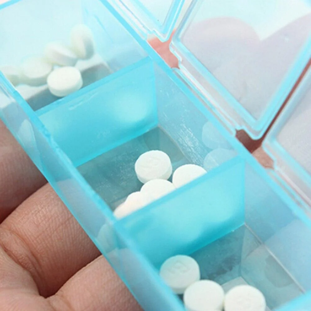 7-Day Weekly Pill Organizer – AM/PM Medicine Box – photo 4