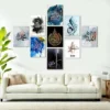 Set of 9 Premium Wall Art Photo Tiles – Modern Home Decor