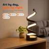 Spiral LED Table Lamp - 32 cm Modern Decor Desk Lamp - photo 1