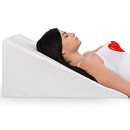 Ultimate Wedge Pillow – Memory Foam Back & Leg Support Cushion