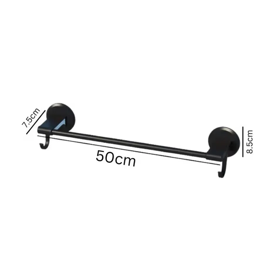 Multifunctional Towel Bar – No-Drill Wall Mounted Holder – photo 5