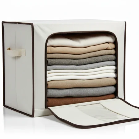 Cloth Storage Box with Transparent Window - photo 1
