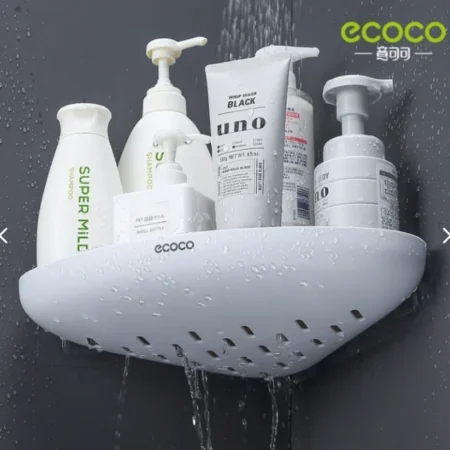 ECOCO Corner Shelf with Drainage Design – photo 1