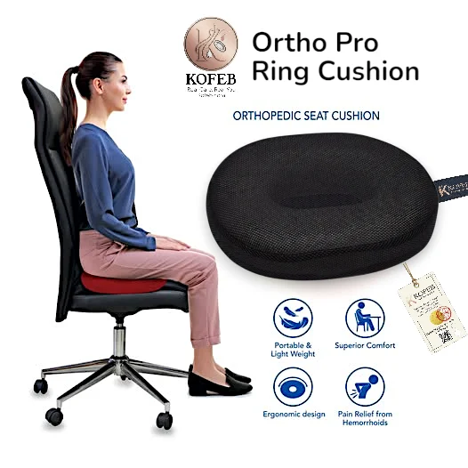 Kofeb Ortho Ring Cushion – Donut Seat Cushion for Tailbone Comfort - photo 3