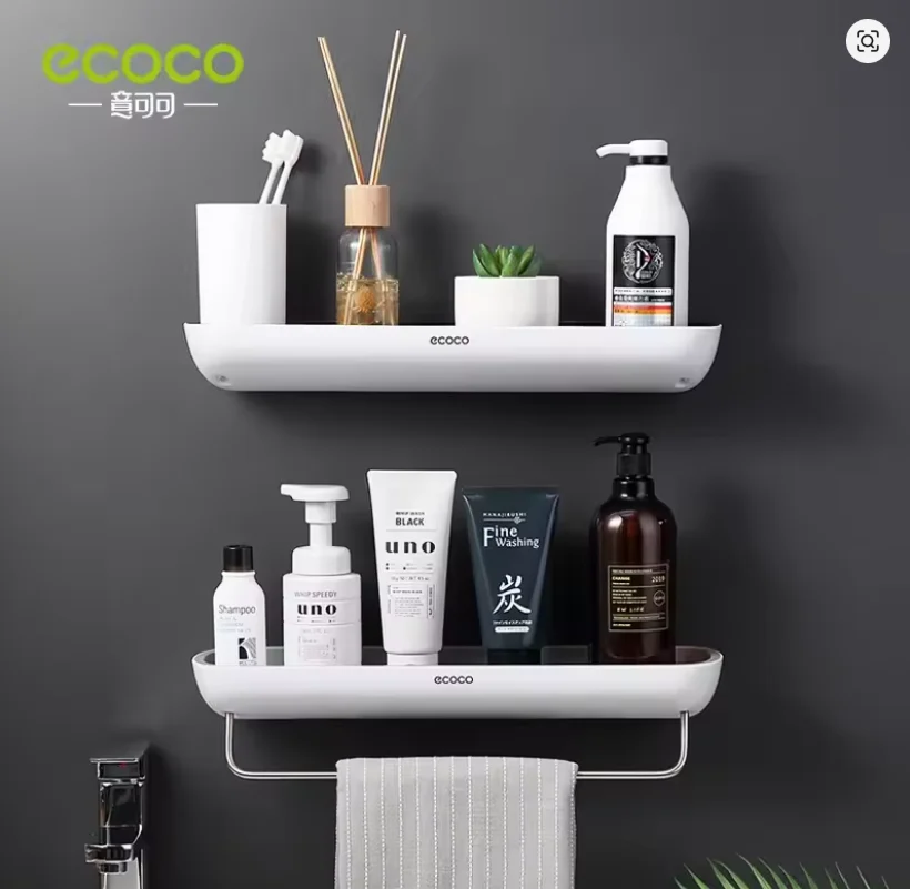 ECOCO Bathroom Shelf Storage Organizer with Soap Dish – photo 5