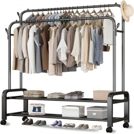Multipurpose Clothes Hanger & Storage Rack - 48 Kg Capacity - photo 1