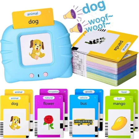 Talking Flash Card Reader with 112 Cards – English Learning Toy