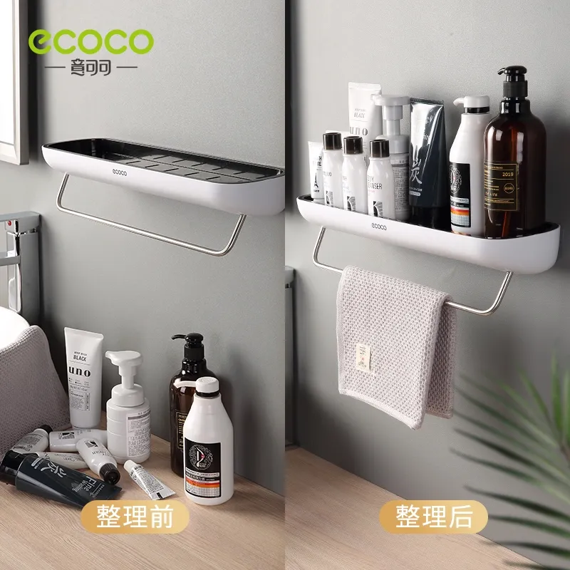 ECOCO Bathroom Shelf Storage Organizer with Soap Dish – photo 1