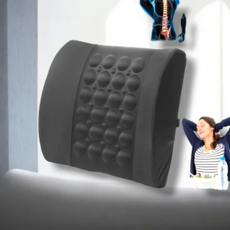 Car Seat Lumbar Support Cushion – Back Support Pillow for Driving