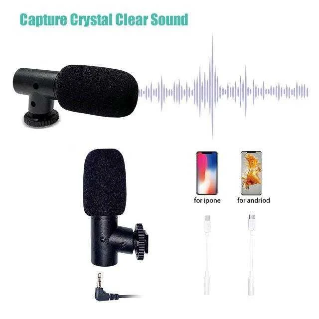 AY-49 Vlogging Kit – Microphone, LED Light & Mini Tripod with Remote - photo 12