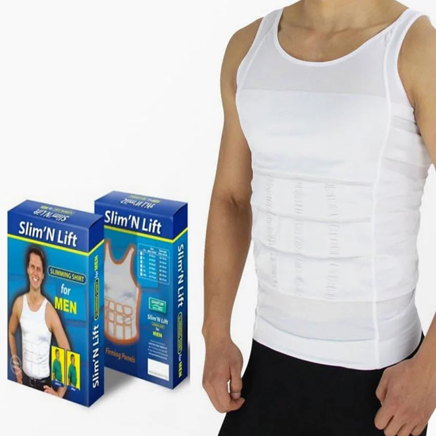 Slim N Fit Men’s Body Shaper Vest – Compression Shirt for Tummy Control - photo 4