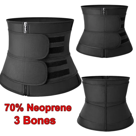 Women’s Waist Trainer Belt – Double Strap Tummy Shaping Belt