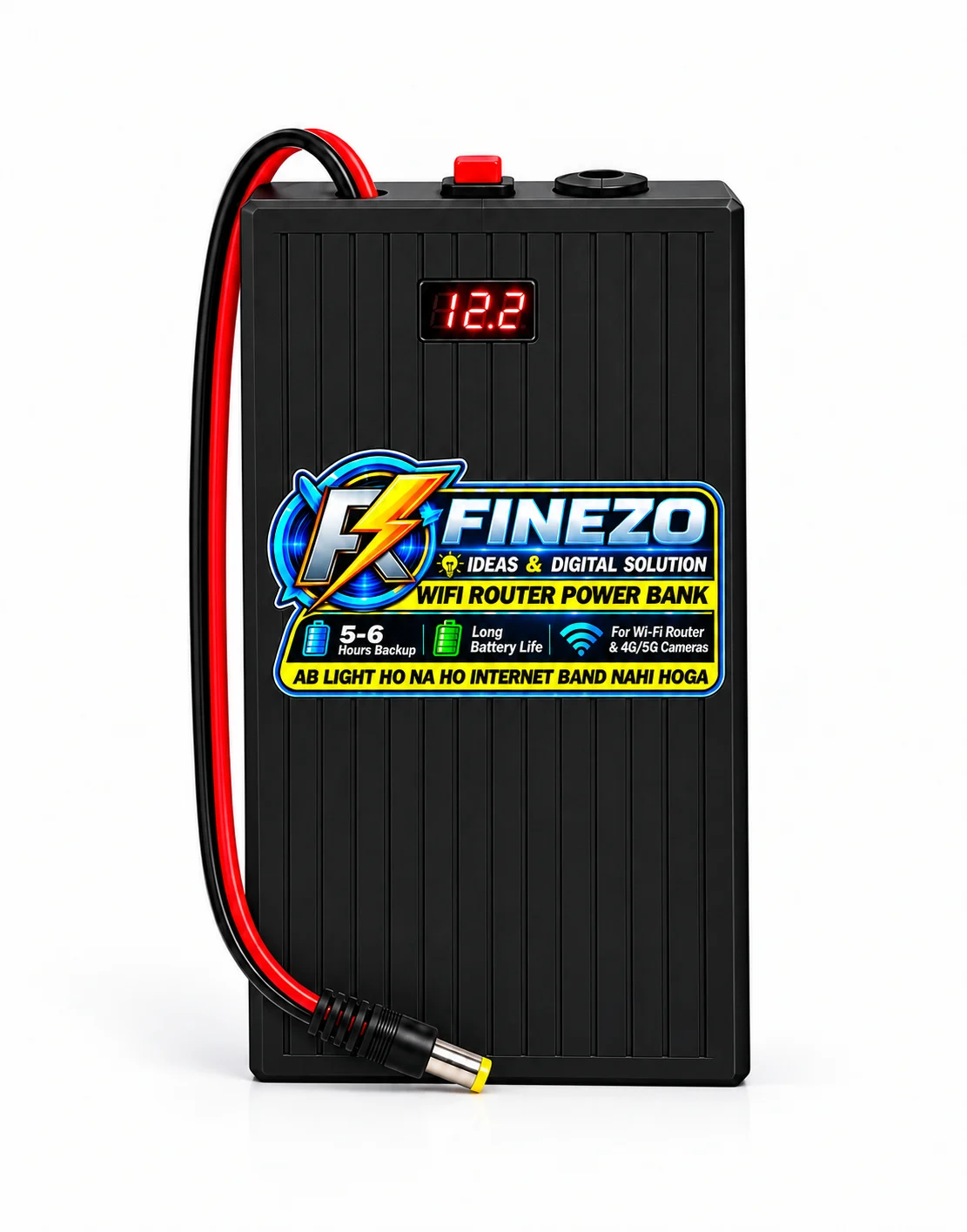 Finezo WiFi Router Power Bank 12000mAh – Mini UPS 9V/12V - photo 2