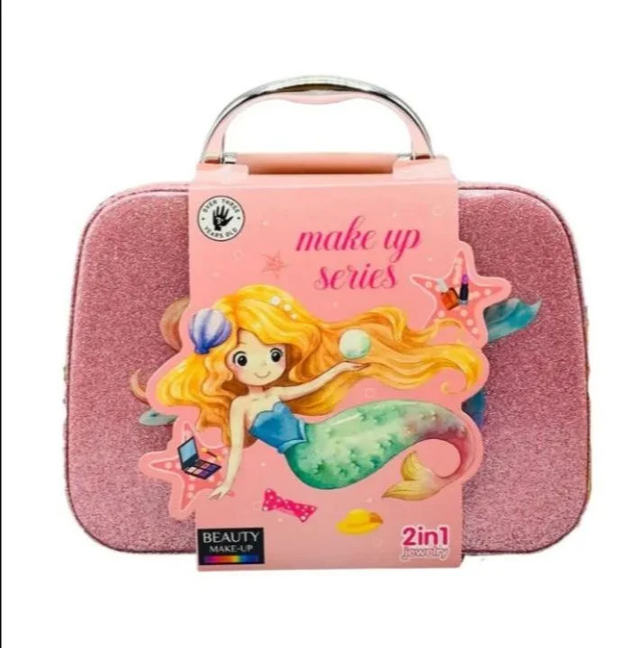 2-in-1 Kids Makeup Bag – Girls Pretend Play Makeup Set - photo 6