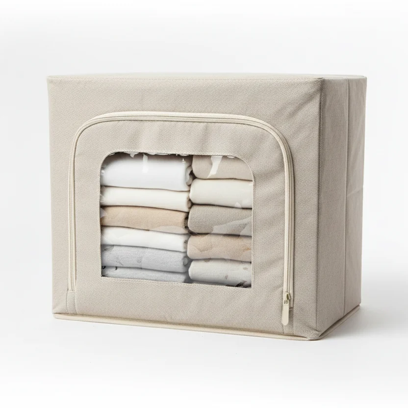 Cloth Storage Box with Window - Big Size - photo 2