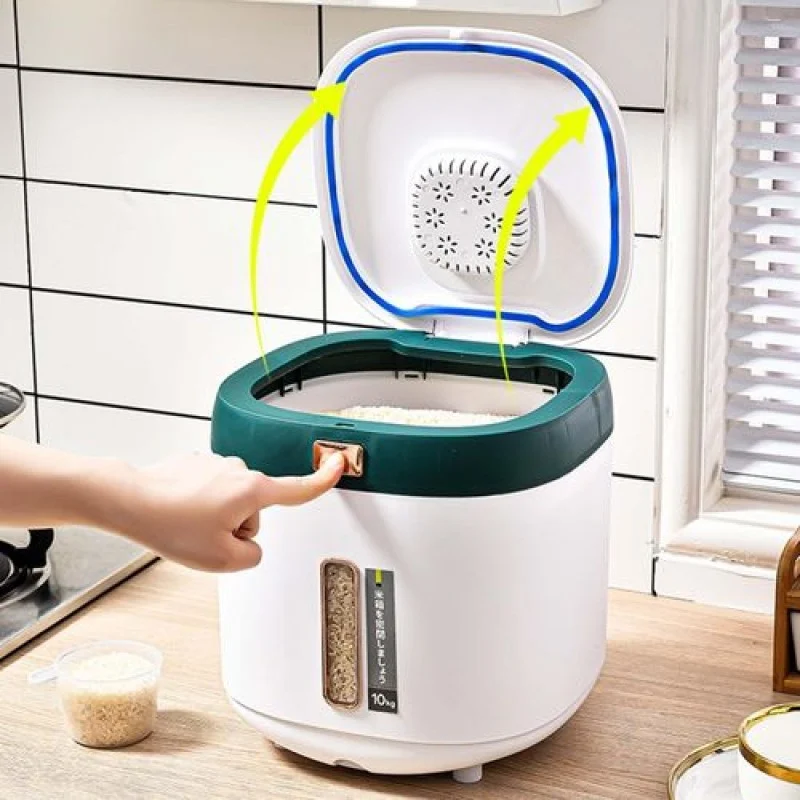 Rice Barrel Bin Stylish - 10 Kg - photo 6