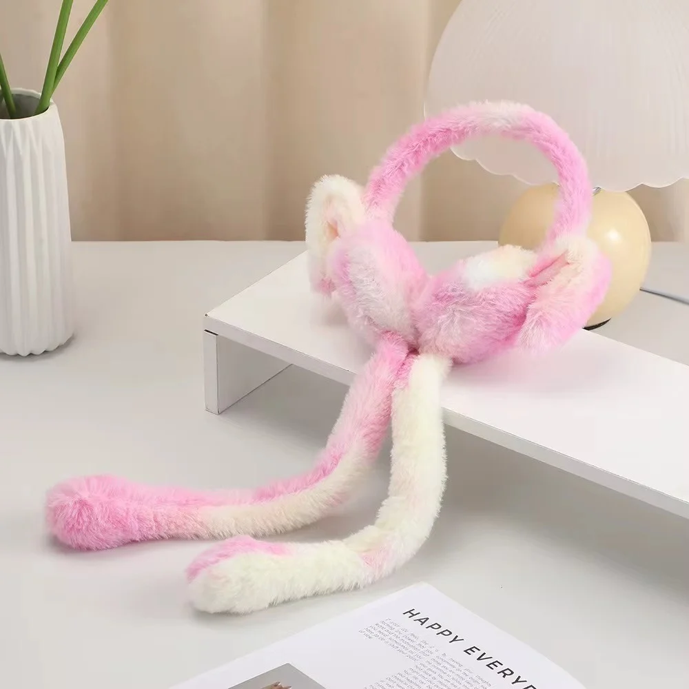 Plush Bunny Ear Muffs – Soft Winter Ear Warmers for Women & Kids - photo 4