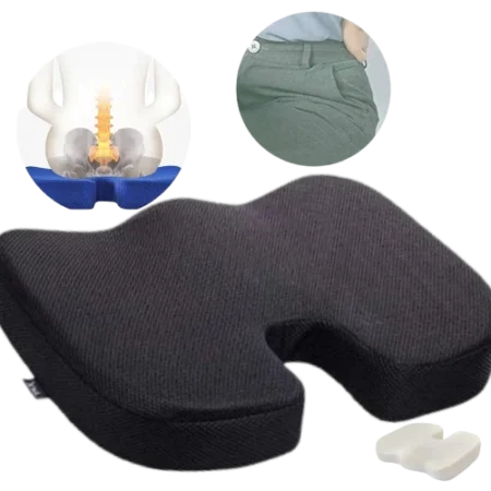 Orthopedic Coccyx Seat Cushion – Memory Foam for Car & Office Chair