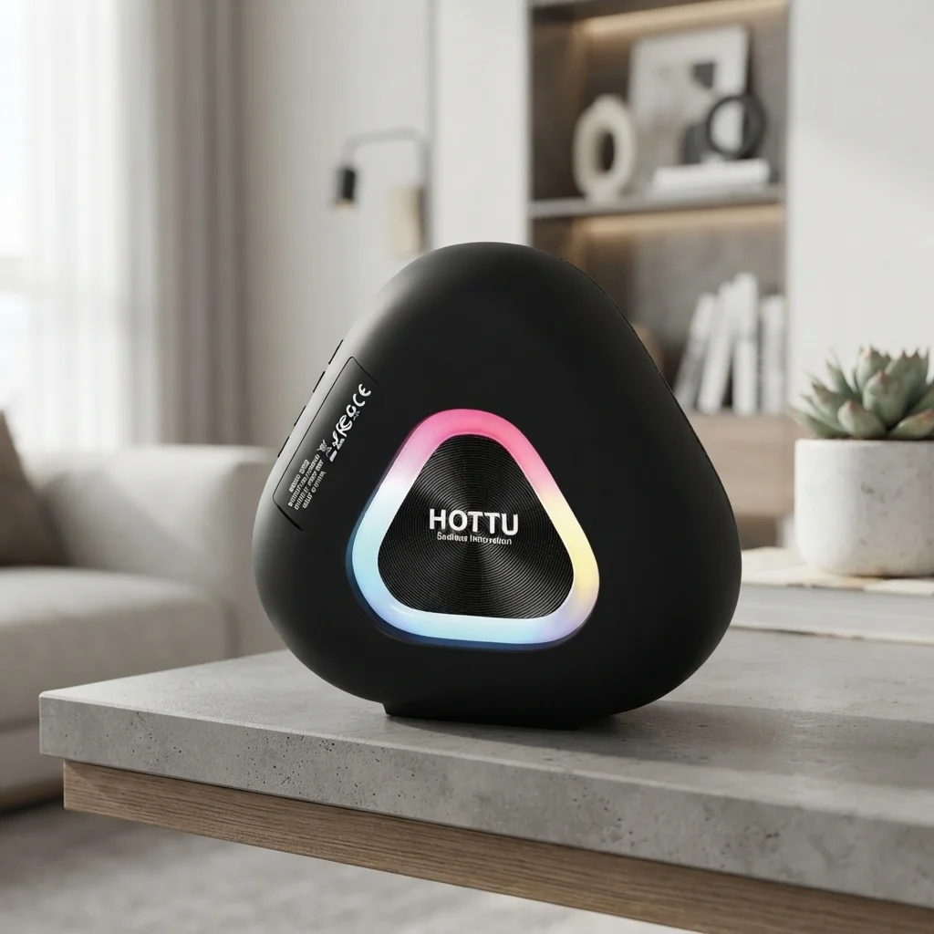 HOTTU BS03 Portable Bluetooth Speaker – RGB Lights, IPX6 Waterproof - photo 4