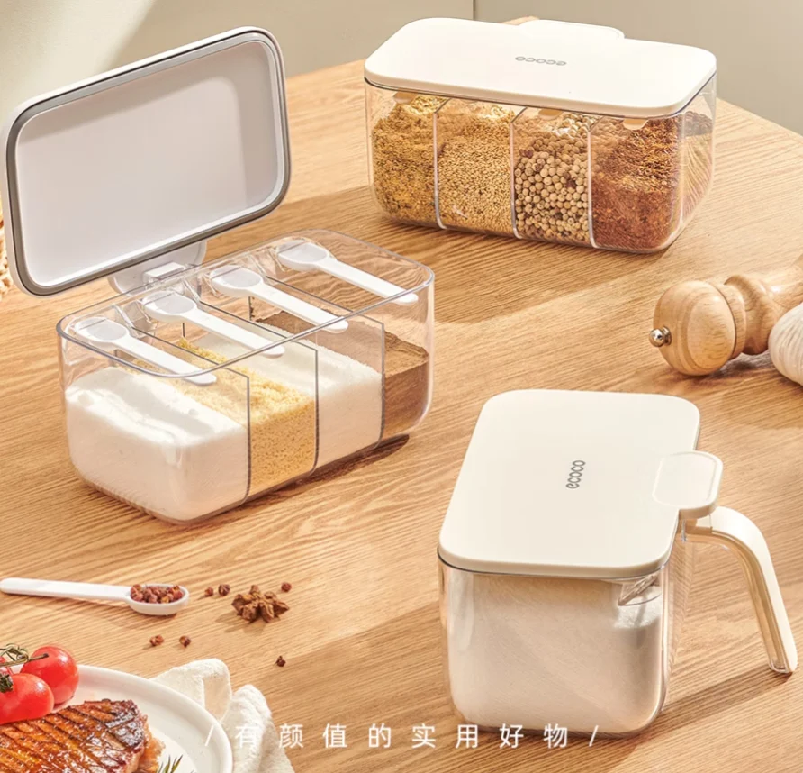 4-in-1 Seasoning Storage Box with Spoons – photo 5