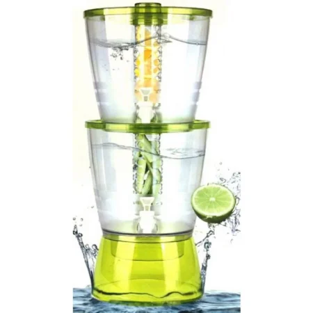 HOMIO Double Layer Manual Water Dispenser with Fruit Infusion Core