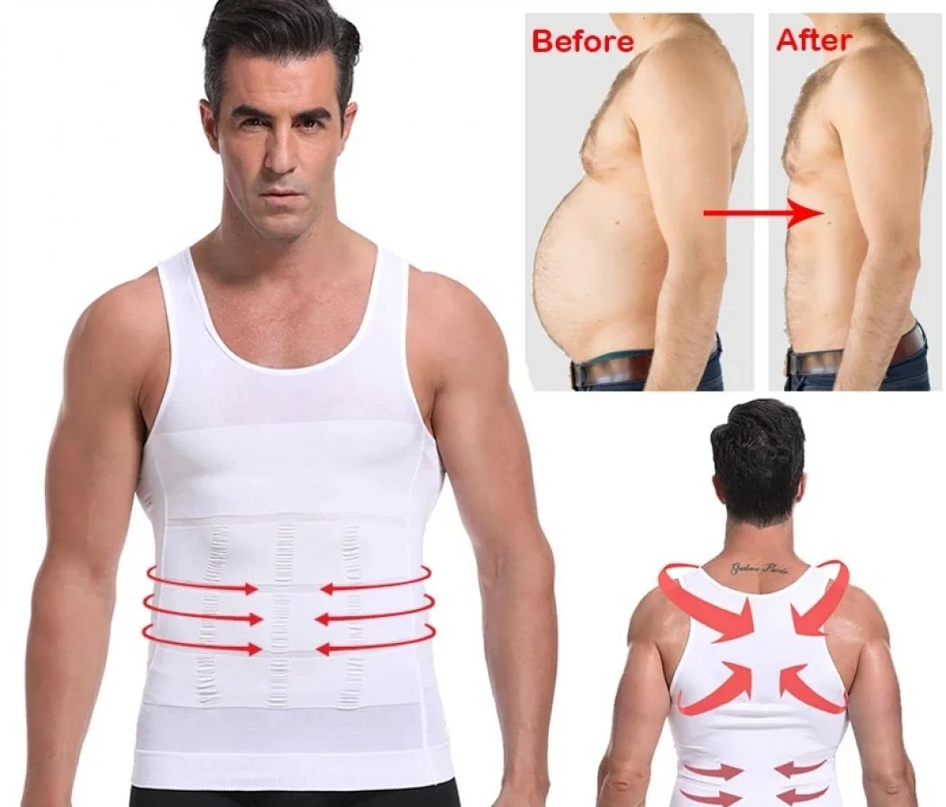 Slim N Fit Men’s Body Shaper Vest – Compression Shirt for Tummy Control - photo 5