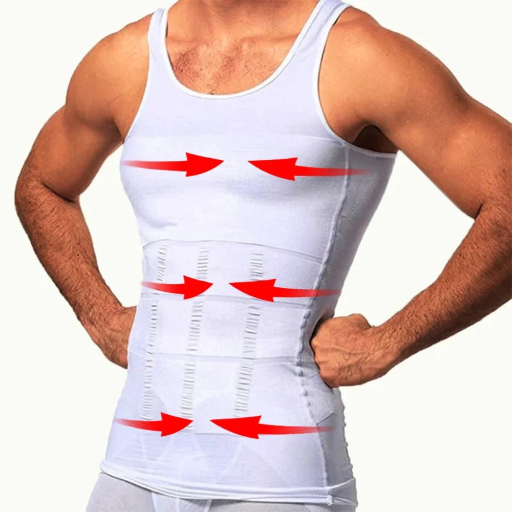 Slim N Fit Men’s Body Shaper Vest – Compression Shirt for Tummy Control - photo 2