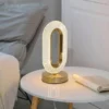 Elegant Oval Crystal Lamp - Rechargeable, 3 Light Modes - photo 1