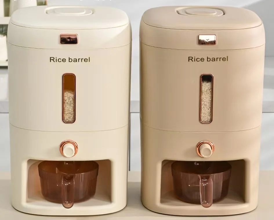 10 KG Large Capacity Rice Dispenser with Measuring Cup - photo 4