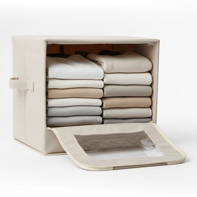 Cloth Storage Box with Window - Big Size - photo 3