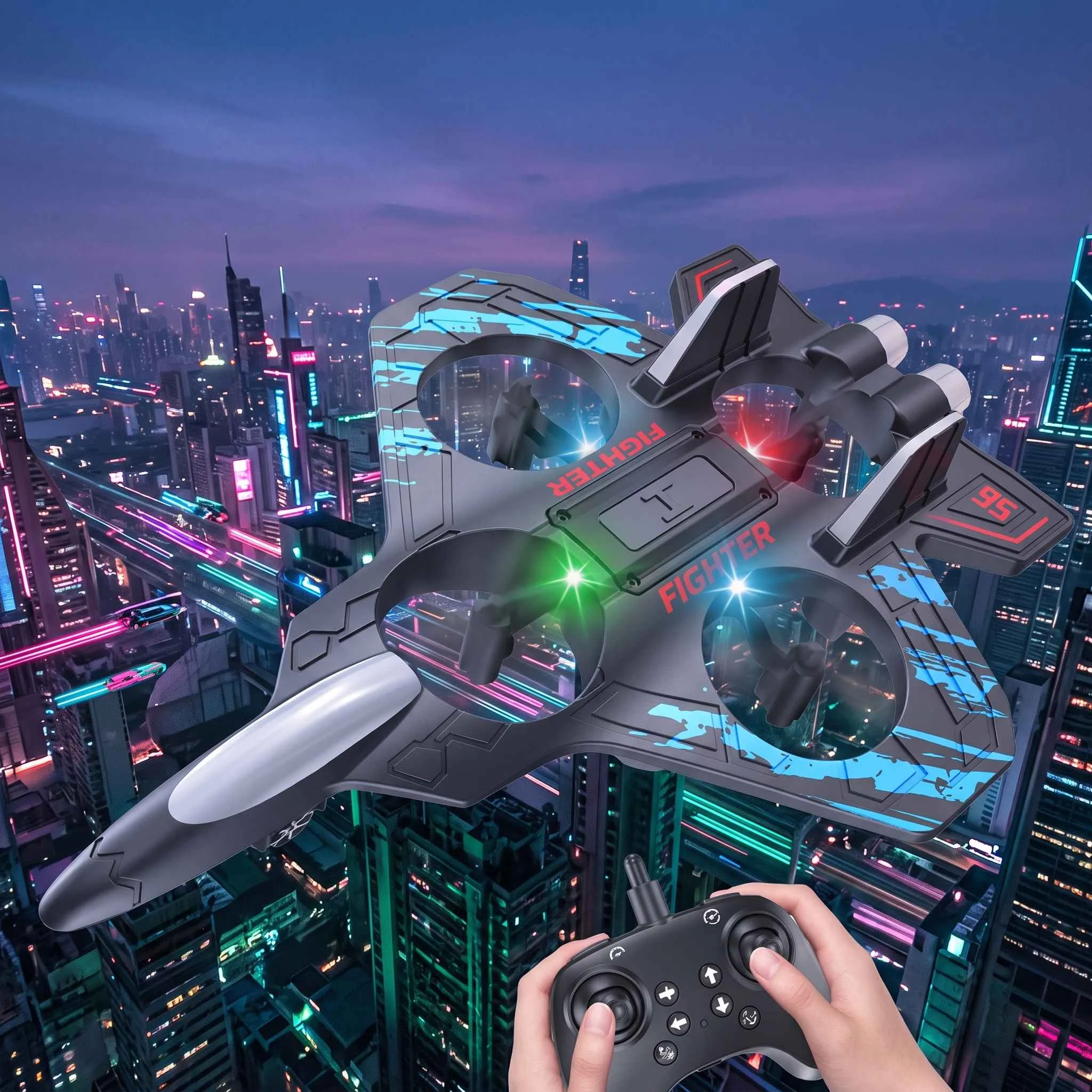 2.4GHz RC Fighter Jet – Remote Control Plane for Kids - photo 2