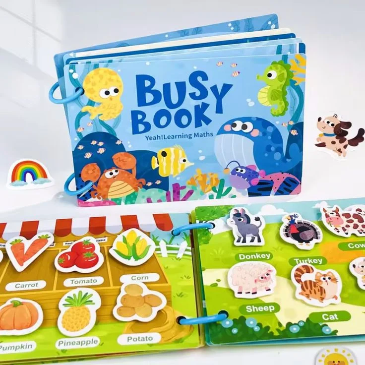 Montessori Busy Book for Toddlers – Early Learning Quiet Book - photo 3