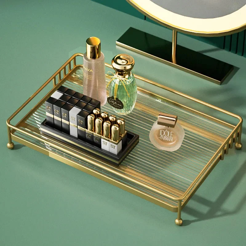 2 Tier Golden Display Rack – Perfume & Dessert Stand – photo 4