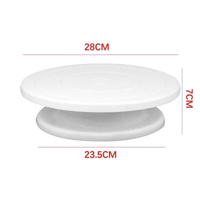 Cake Turntable Decorating Stand – 28cm Rotating Cake Stand – photo 4