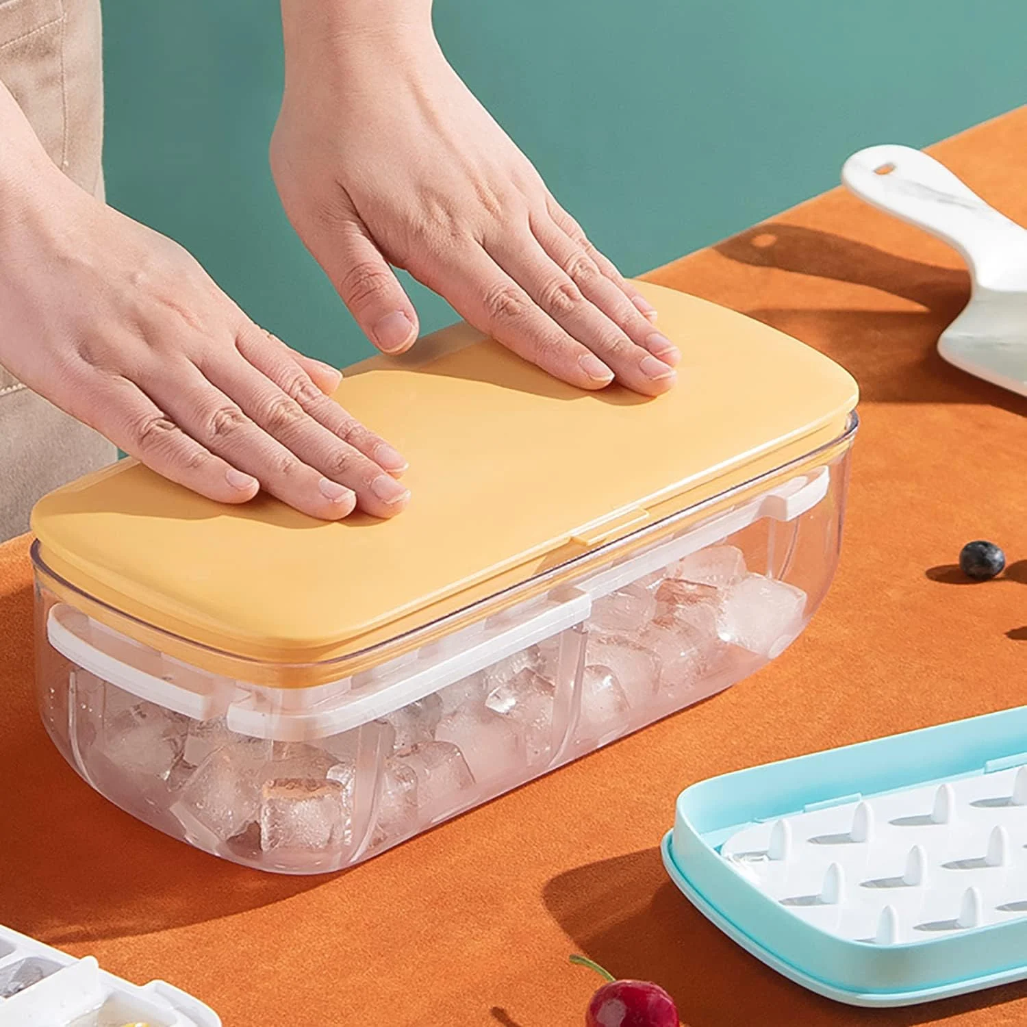 Ice Cube Tray with Press-to-Release Box - photo 4