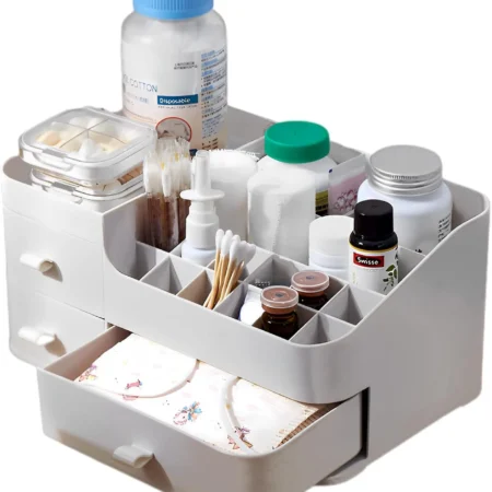Stackable Cosmetic Organizer Shelf Drawer - photo 1