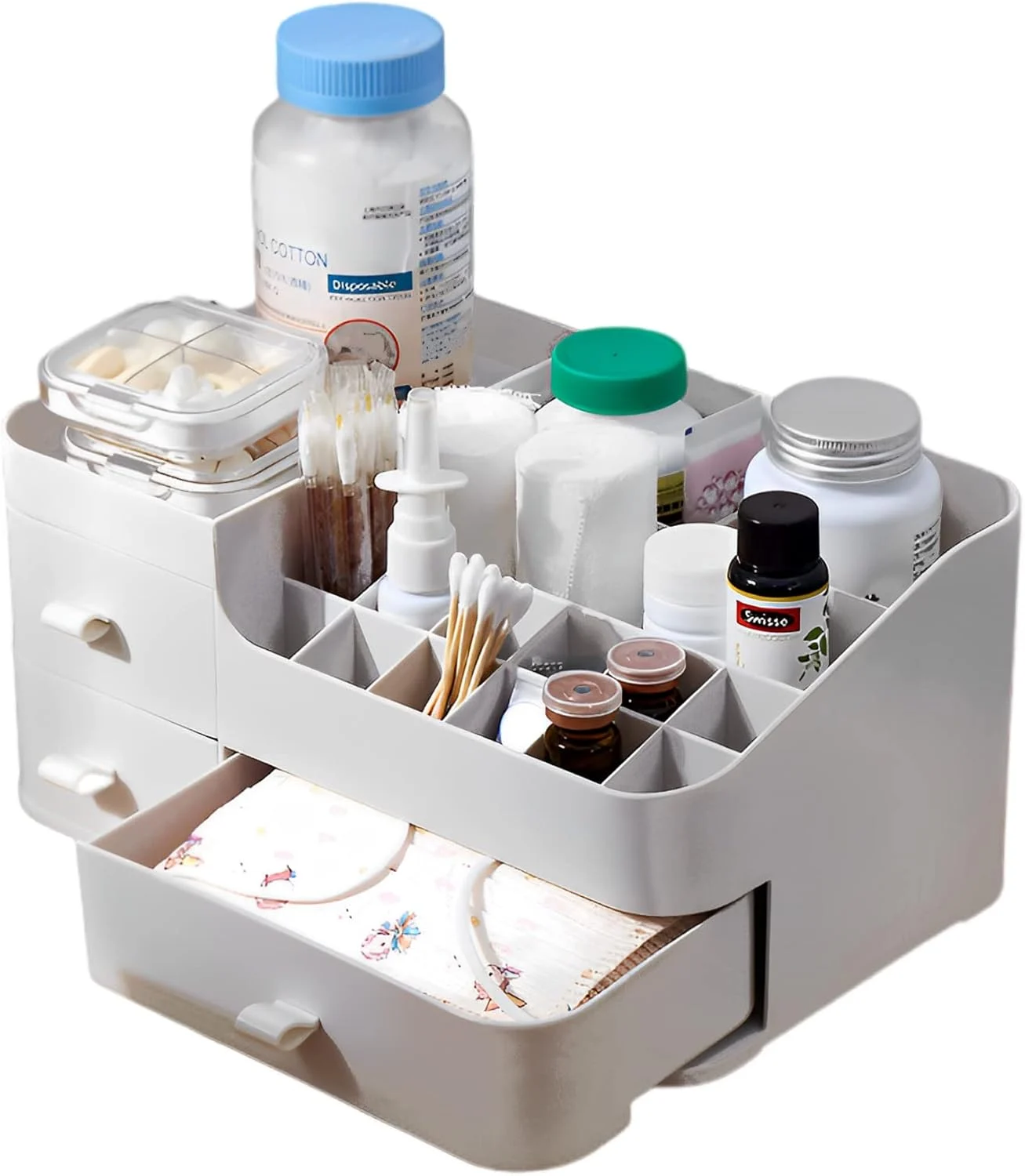 Stackable Cosmetic Organizer Shelf Drawer - photo 1