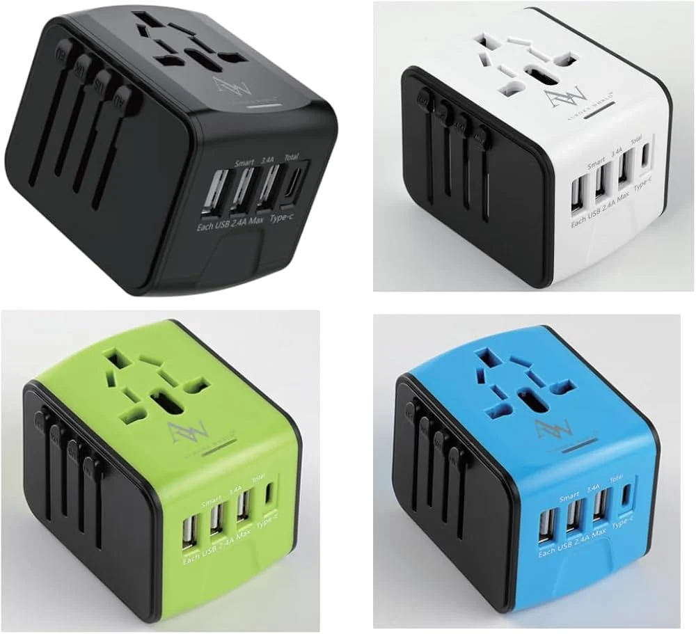 Universal Travel Adapter – Worldwide Plug with USB Ports - photo 2