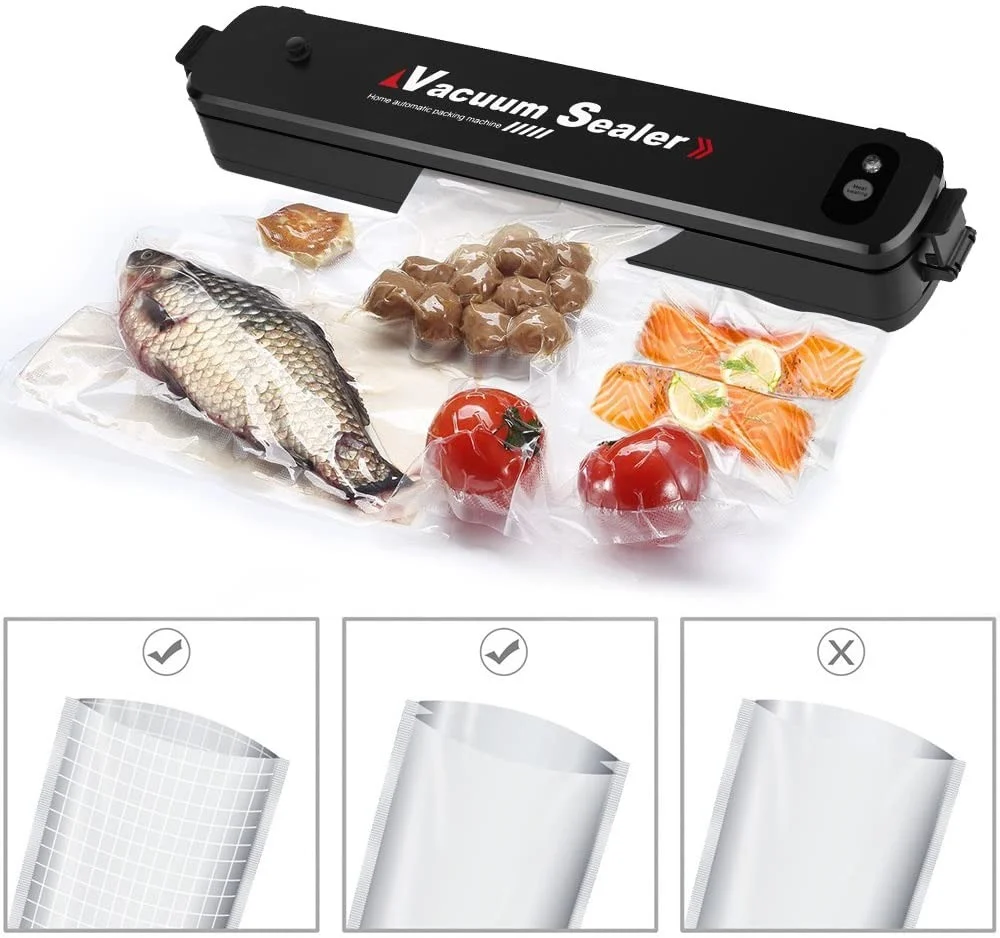 Hand Vacuum Sealer Machine ZKFK-001 – Food Sealer with 5 Bags – photo 4