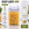 Easy Lock Airtight Storage Jar – Pasta, Spices and Dry Food