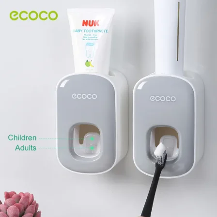 ECOCO Automatic Toothpaste Dispenser – Wall Mounted – photo 1